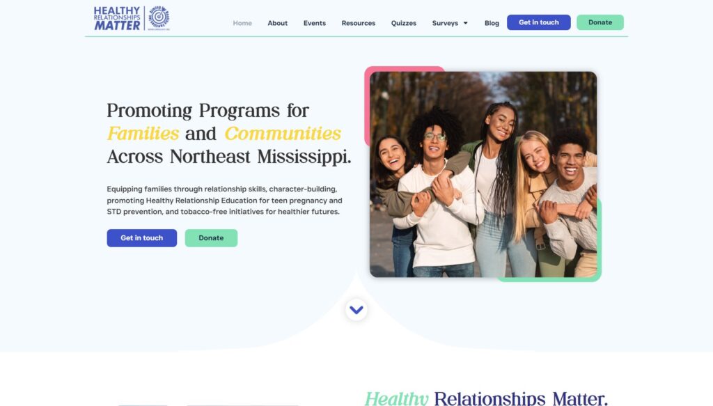 Aiming for Healthy Families Hero