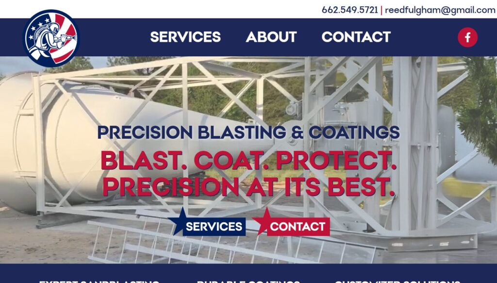 Precision Blasting & Coatings Hero